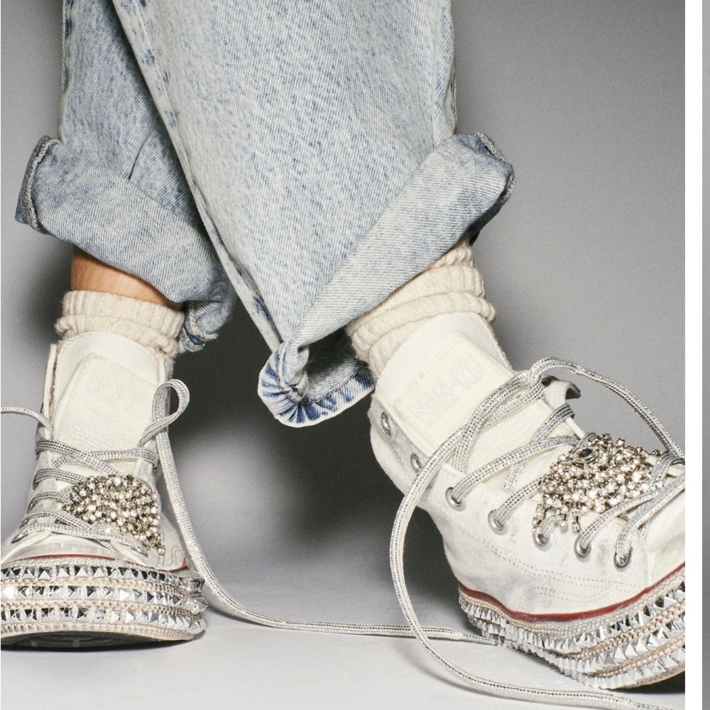 Nan-Ku studded Cruise studded hi-top sneakers